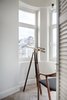 Modern home with Windows, Double Hung Window Type, and Wood. A telescope looks out upon the Saint Petersburg cityscape. Photo 4 of Interior KG