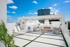 Modern home with Outdoor, Grass, Rooftop, Large Patio, Porch, Deck, and Pavers Patio, Porch, Deck. Private Rooftop Terrace Photo 7 of Luxe Townhome in Miami's Design District