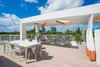 Modern home with Outdoor, Large Patio, Porch, Deck, Wood Patio, Porch, Deck, and Rooftop. Outdoor Dining Area Photo 9 of Luxe Townhome in Miami's Design District