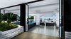 Modern home with Hallway, Slate Floor, Medium Hardwood Floor, and Concrete Floor. 2nd pool with city view of our Magnificent Cantilever Home Photo 14 of Magnificent Cantilever Home For Ocean View Living