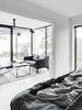 Modern home with Concrete Floor and Ceiling Lighting. bedroom view Photo 11 of Villa G