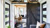 Modern home with Living Room, Sofa, Chair, Ceiling Lighting, and Dark Hardwood Floor. 2 Exterior Accesses. Tru Form Tiny Photo 3 of Full Solar Tiny Home & Open Layout