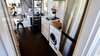 Modern home with Ceiling Lighting and Dark Hardwood Floor. Kitchen PS. Tru Form Tiny Photo 19 of Full Solar Tiny Home & Open Layout