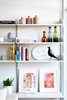 Modern home with Living Room and Bookcase. Vitsœ Shelving Photo 11 of Beatty Street Loft