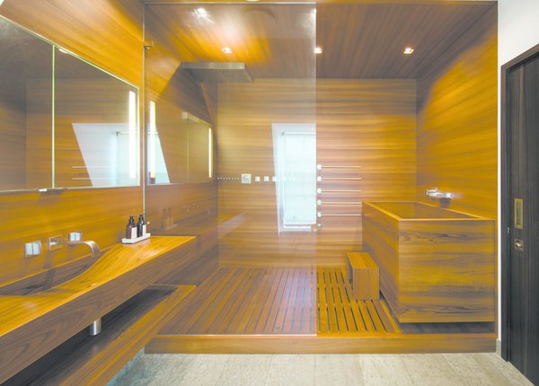 Photo 1 Of 17 In Bilbury Lane Residence City Bath Dwell - Teak Tiles Bathroom Photo 1 Of 17 In Bilbury Lane Residence City Bath Dwell - Teak Tiles Bathroom