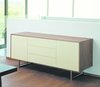 Modern home with Living Room and Storage. • Walnut veneered sideboard with a partially painted finish
• This practical dining cupboard features two doors and three drawers, all operated on a soft close latch system
Photo 2 of 'Linear Living' with the latest project by William Garvey