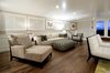 Modern home with Living Room. Yacht Saloon panelling and furniture Photo 2 of ‘Sail Away’ with William Garvey Furniture Makers