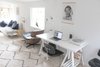 Modern home with Office, Library Room Type, Study Room Type, Chair, Lamps, Light Hardwood Floor, and Desk. Spacious Working desk with printer, AUDIO TECHNICA turntable and BOSE speakers Photo 6 of The Litwood House