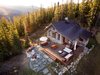 Modern home with Outdoor, Wood Patio, Porch, Deck, Grass, Hardscapes, Stone Patio, Porch, Deck, Back Yard, Large Patio, Porch, Deck, Trees, and Shrubs. Aerial Shot Photo 5 of Smith Cabin Aspen