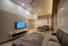 Modern home with Living Room, Rug Floor, Sofa, Marble Floor, Ceiling Lighting, Coffee Tables, and Console Tables. Son's Suite Photo 13 of Aurum Penthouse