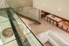 Modern home with Staircase, Wood Tread, and Glass Railing. It's really fun to walk on glass !! Photo 9 of Casa Ilios (Seven Bedrooms)
