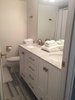 Modern home with Bath Room, Wall Lighting, Marble Counter, Marble Wall, Marble Floor, Undermount Sink, Two Piece Toilet, Soaking Tub, Alcove Tub, and Full Shower. Master bath with heated floors Photo 10 of Modern Riverfront Townhouse in Aspen
