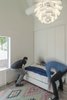 Modern home with Bedroom. Custom pull out bed used when guests are visiting. The room serves dual purpose as a guest bedroom and studio. Photo 18 of R House