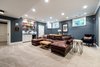Modern home with Living Room. Basement Photo 10 of Stylish Chicago home asks $2.79M
