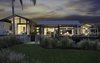 Modern home with Exterior, House Building Type, Wood Siding Material, Gable RoofLine, Metal Roof Material, Stone Siding Material, and Stucco Siding Material. Exterior View Photo 4 of Manini`owali 3