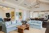 Modern home with Living Room, Pendant Lighting, and Dark Hardwood Floor. Great Room Photo 8 of Manini`owali Villa 5