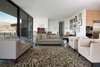 Modern home with Living Room, Ceiling Lighting, Concrete Floor, and Sofa. great room Photo 8 of The Arroyo House