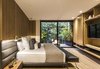 Modern home with Accent Lighting and Ceiling Lighting. The main bedroom stands out for its warm tones Photo 16 of Apartment in Ahuehuetes Norte