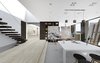 Modern home with Office, Concrete Floor, Chair, Desk, Bookcase, Craft Room Room Type, Study Room Type, and Storage. The Art Atelier Photo 12 of Home & Art studio for Mrs L