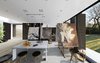 Modern home with Office, Study Room Type, Concrete Floor, Shelves, Storage, Desk, and Chair. The Art Atelier Photo 13 of Home & Art studio for Mrs L