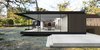 Modern home with Outdoor, Large Pools, Tubs, Shower, Garden, Vegetables, Large Patio, Porch, Deck, Gardens, Vertical Fences, Wall, Decking Patio, Porch, Deck, Landscape Lighting, Walkways, Trees, and Flowers. Side view of the side extension Photo 4 of Home & Art studio for Mrs L