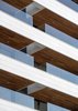 Modern home with Exterior, Flat RoofLine, Stone Siding Material, Wood Siding Material, and House Building Type. Detail of the terraces Photo 11 of Isla Alborán