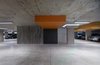 Modern home with Garage and Attached Garage Room Type. The vehicle entrances is treated from the parking lot with the same nobility as the rest of the building Photo 9 of Madroños 27