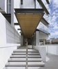 Modern home with Staircase, Metal Railing, and Stone Tread. Access stairs to the building Photo 4 of Madroños 27