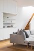 Modern home with Staircase, Wood Tread, and Metal Railing. Living space detail. Photo 19 of Cloud House