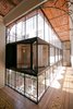 Modern home with Windows, Metal, and Double Hung Window Type. The perimetral circulations became into interior corridors Photo 5 of Lirio 7