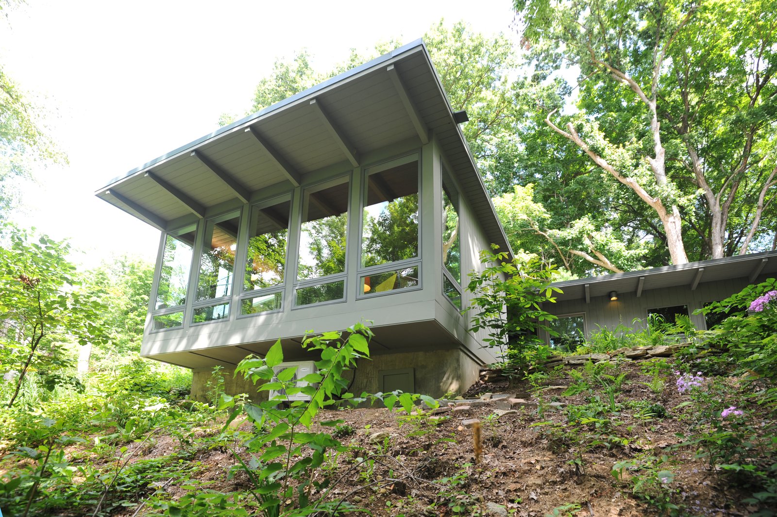 Photo 7 of 8 in Glass Pavilion an addition to a midcentury modern