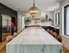 Modern home with Ceiling Lighting and Light Hardwood Floor. Dorchester Interior Kitchen Photo 14 of The Dorchester Project by Paul + Jo Studio