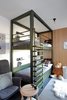 Modern home with Ceramic Tile Floor. bunk bed in children room - another green element in the interior Photo 14 of Mountain Apartment in Ore Mountain, Czech Republic