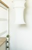 Modern home with Staircase, Concrete Tread, and Wood Railing. Bruno Munari textile light Falkland for the stairs Photo 17 of remodelled duplex in a contemporary style