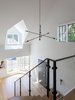 Modern home with Staircase, Glass Railing, Wood Tread, and Metal Railing. Foyer 01 Photo 4 of New Canaan Home