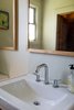 Modern home with Bath Room, Freestanding Tub, Pedestal Sink, Full Shower, Two Piece Toilet, Light Hardwood Floor, and Ceiling Lighting. First floor bathroom with attached sauna Photo 10 of Modern Farmhouse
