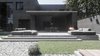 Modern home with Outdoor, Wood Patio, Porch, Deck, Metal Fences, Wall, Back Yard, Stone Patio, Porch, Deck, Horizontal Fences, Wall, Large Patio, Porch, Deck, and Concrete Patio, Porch, Deck. A lot of space is allocated under the terrace area, because you can’t scrimp on your rest.
Dining table is created for a big company, and imagine when after delicious barbecue they all will stand up to dance… Photo 14 of The Grey House
