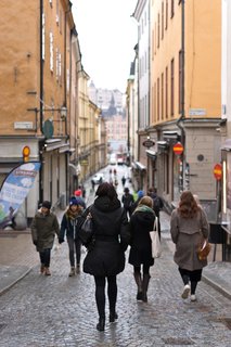 The best way to explore a new city is by foot—and the narrow cobblestone streets of Stockholm's old town are a pedestrian haven lined with restaurants, cafes, and shops.