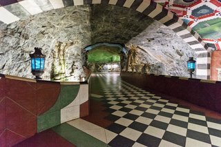 Stockholm's metro has earned the moniker "the world's longest art museum."