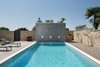Modern home with Dining Room. Exterior with infinity pool - Villa Covri Photo 8 of Villa Covri