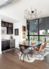 Modern home with Dining Room, Dark Hardwood Floor, Bar, Table, Ceiling Lighting, Chair, Storage, and Recessed Lighting. Dining/Wet Bar Detail Photo 8 of 400 SOLA