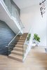 Modern home with Staircase, Glass Railing, Wood Tread, and Metal Railing. Entry Way Photo 4 of Indian Hill Residence