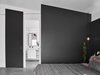 Modern home with Doors, Sliding Door Type, and Interior. The custom sliding bathroom door by Dotzler Design was made to disappear into the black wrap-around headboard of the bed. Photo 14 of Details