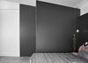 Modern home with Doors, Interior, Metal, and Sliding Door Type. The custom sliding bathroom door by Dotzler Design was made to disappear into the black wrap-around headboard of the bed. Photo 15 of Details