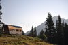 Modern home with Exterior, Metal Siding Material, Wood Siding Material, Metal Roof Material, Curved RoofLine, Gable RoofLine, and Tiny Home Building Type. EXTERIOR DRIVER SIDE Photo 13 of The San Juan Tiny House