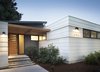 Modern home with Exterior, Flat RoofLine, Green Siding Material, and House Building Type. Homes exterior is updated for greater curb appeal. Photo 8 of Hedge