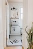 Modern home with Bath Room, Drop In Tub, Wall Lighting, and Wall Mount Sink. bathroom number 2 Photo 7 of 1940's mid-century home gets a swift kick in the pants.