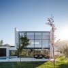 Modern home with Exterior, Flat RoofLine, House Building Type, and Stucco Siding Material. Northeast Façade Photo 13 of The Gafarim House