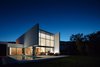 Modern home with Exterior, Flat RoofLine, Stucco Siding Material, and House Building Type. Northeast Façade Photo 19 of The Gafarim House
