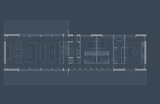 The ground-level floor plan of Silvernails